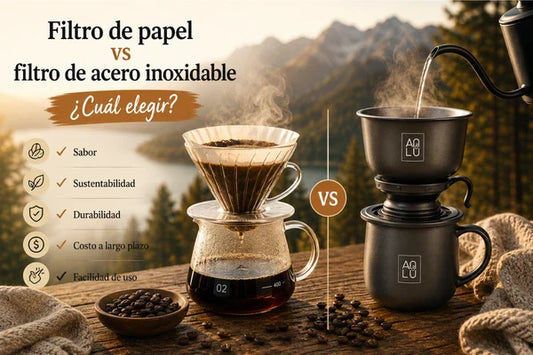 Filtro de papel vs filtro de acero inoxidable: ¿cuál elegir?