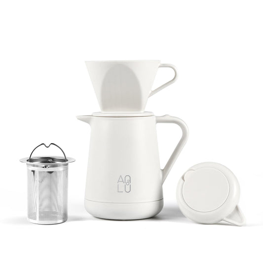 ANLU KIT DUO CAFETE | BLANCO | 590 ml