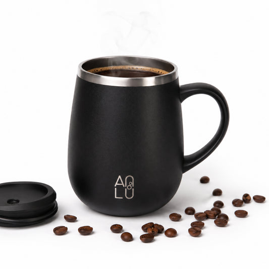 ANLU TAZA MUG URBAN  | NEGRO | 460 ml