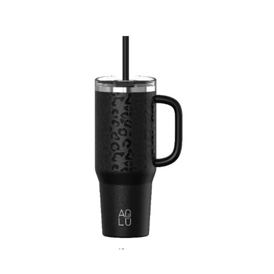 ANLU VASO LEO PRINT | NEGRO | 1200 ml